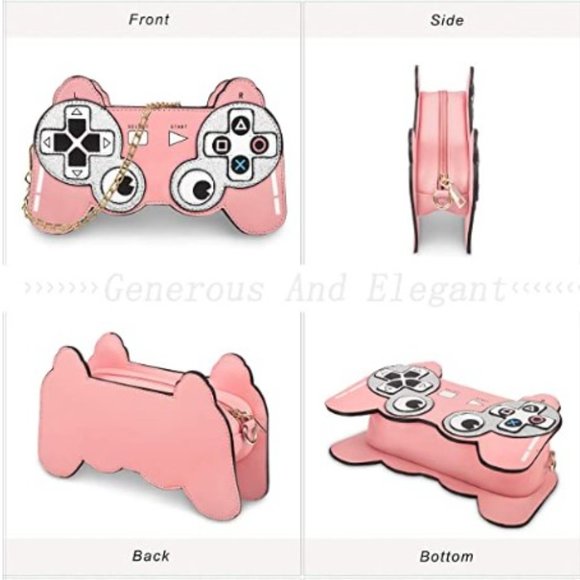 NOVELTY GAME PAD SHAPED CROSSBODY BAG - Picture 2 of 14